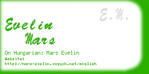 evelin mars business card